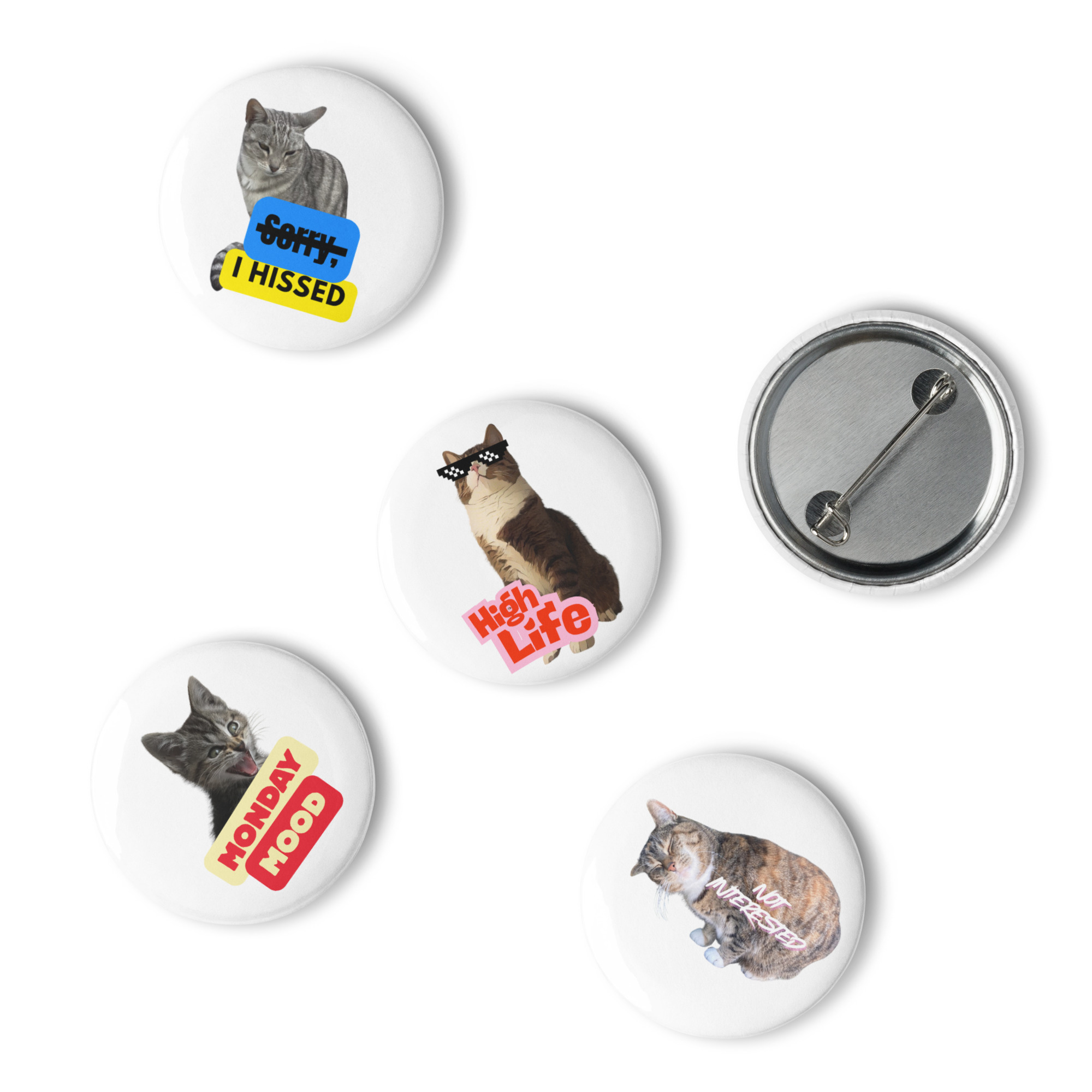 Set of pin buttons - Image 4