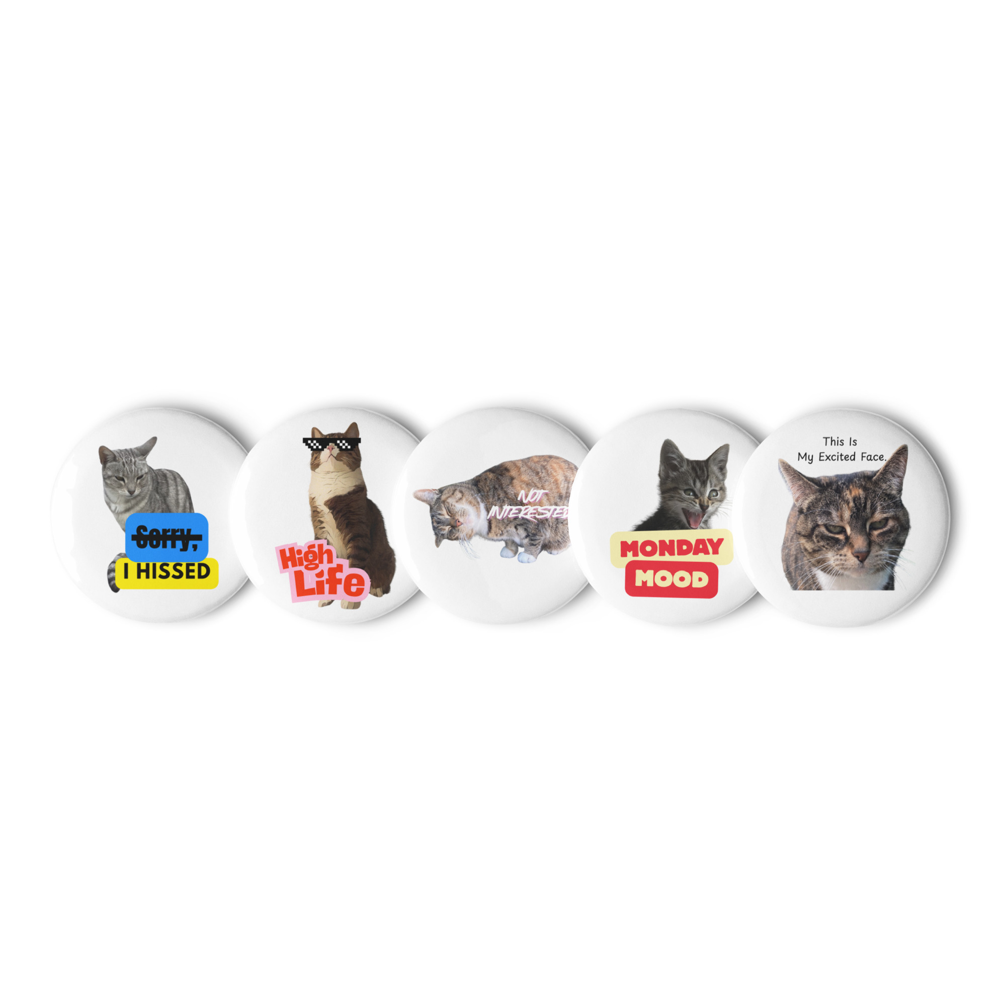 Set of pin buttons - Image 2