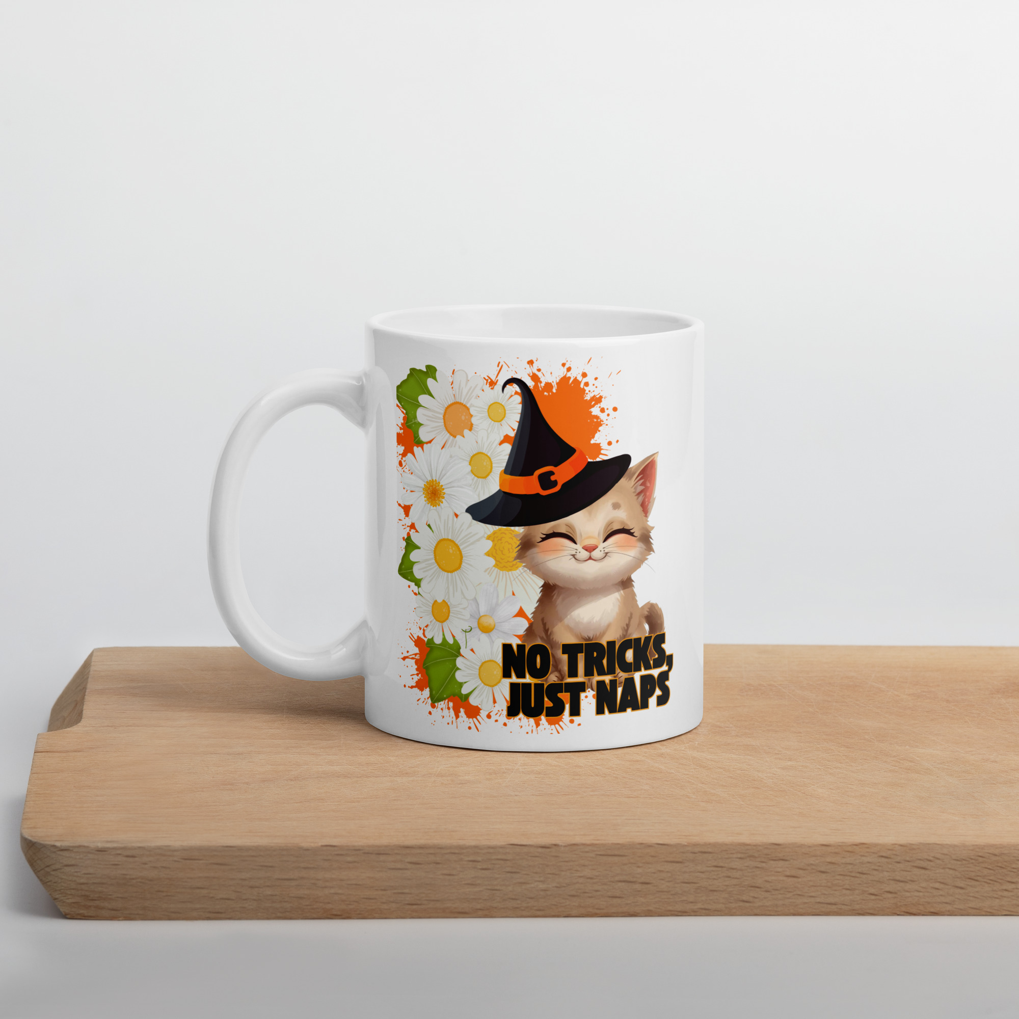 NO TRICKS, JUST NAPS Halloween Mug - Image 3
