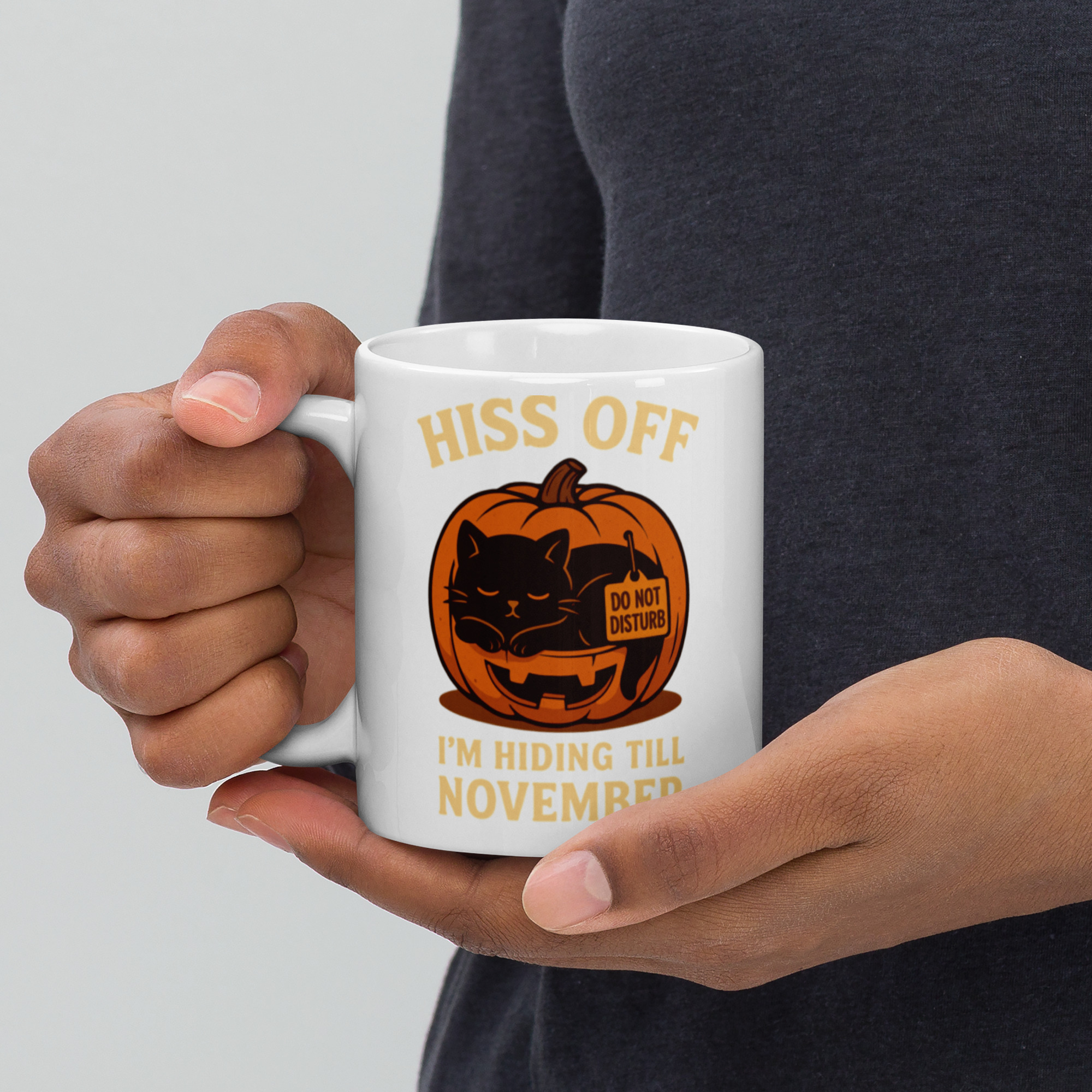 HISS OFF Halloween Mug - Image 3