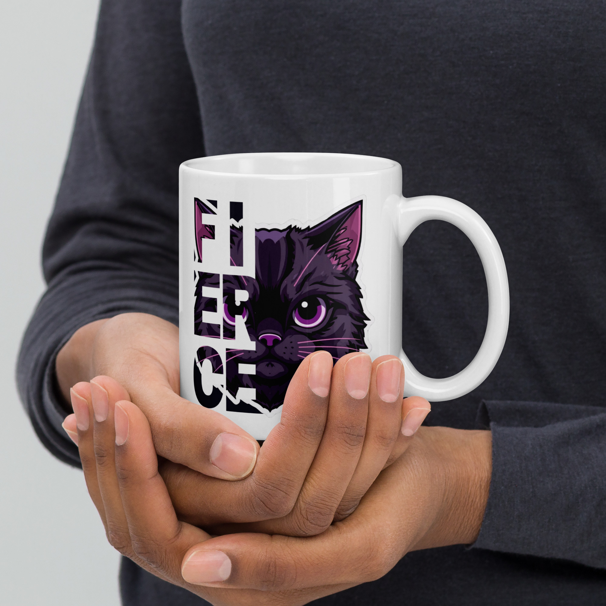 FIERCE CAT Mug - Image 3