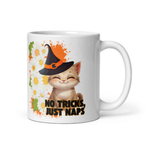 NO TRICKS, JUST NAPS Halloween Mug