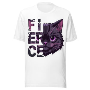 FIERCE CAT Unisex t-shirt