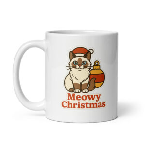 Meowy Christmas – Ragdoll Cat Mug