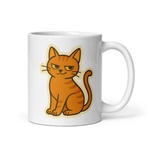Fierce Feline – Ginger Cat Mug