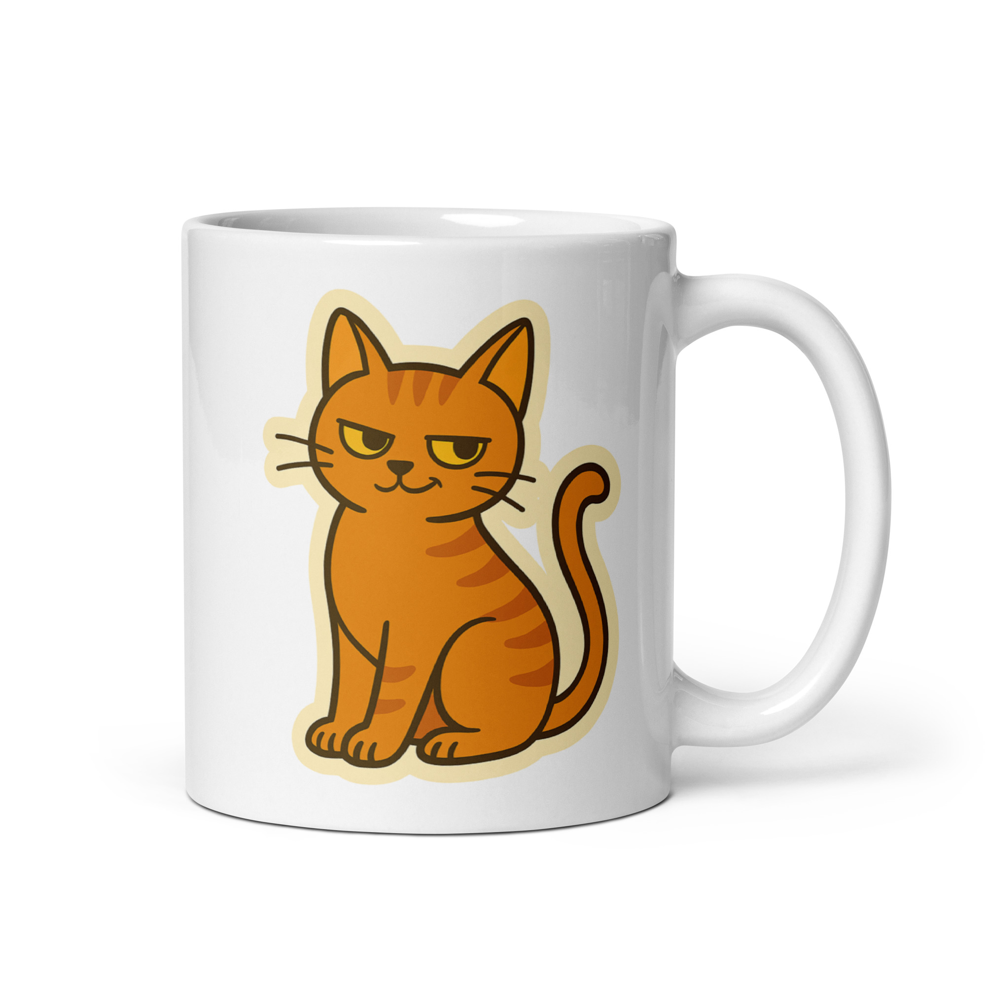 Fierce Feline – Ginger Cat Mug